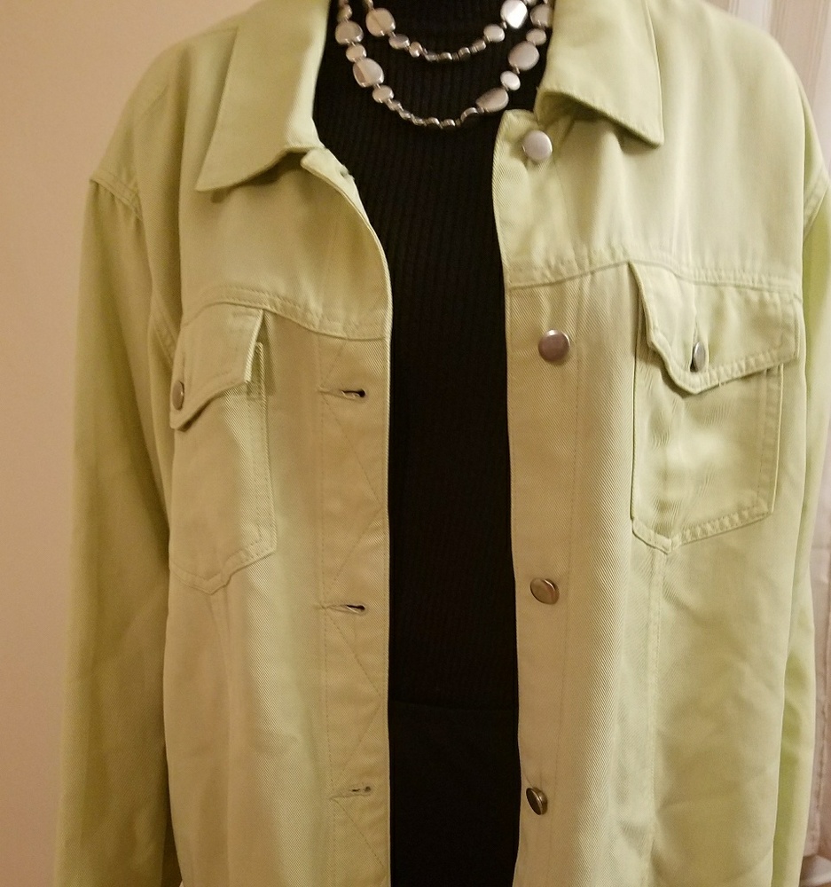 Coldwater Creek Light Green Jacket